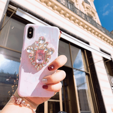 파리 롤리보석 큐빅 z플립 폴드 아이폰 갤럭시 특이한 우정 생일선물 핸드폰케이스